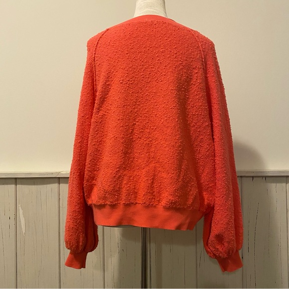 Free People Small Coral Found My Friend Pullover Sweater - Picture 3 of 13